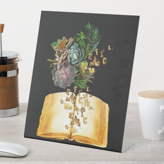 多肉性ガーデンデザイン 台座サイン (インサイチュ)