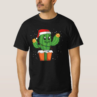 多肉性クリスマスサボテン Tシャツ