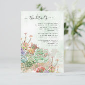 多肉性サボテンの花 エンクロージャーカード (スタンド正面)