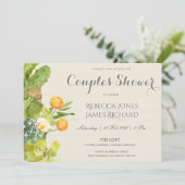 多肉性サボテンフローラガーデンカップルシャワー 招待状 (スタンド正面)
