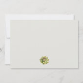 多肉性サボテンフローラ水色保存日 セーブザデート (裏面)