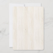 多肉性サボテンリースカップルシャワー招待状 招待状 (裏面)