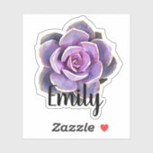 多肉性サボテン名ステッカー シール (シート)