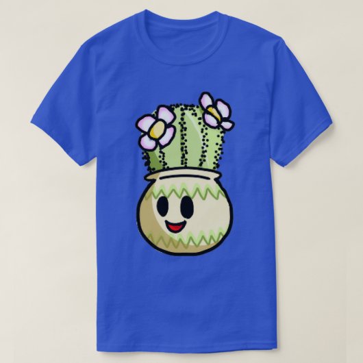 多肉性サボテン Tシャツ (デザイン正面)