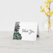 多肉性サンキューカード カード (黄色い花)