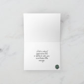 多肉性サンキューカード カード (内部)