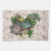 多肉性デコール キッチンタオル (横)