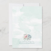 多肉性パーティの招待状 招待状 (裏面)