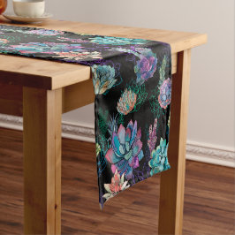 多肉性パーティー ショートテーブルランナー