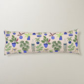 多肉性ピンク模様 ボディピロー (裏面)