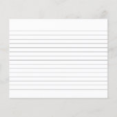 多肉性ブライダルシャワーレシピカード (裏面)