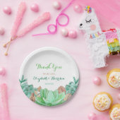 多肉性ブーケ植物性結婚フローラ ペーパープレート (パーティー)