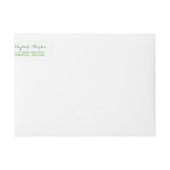 多肉性ブーケ植物性結婚フローラ ラップアラウンドラベル (正面)