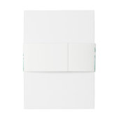 多肉性ブーケ植物性結婚フローラ 招待状ベリーバンド (裏面例)