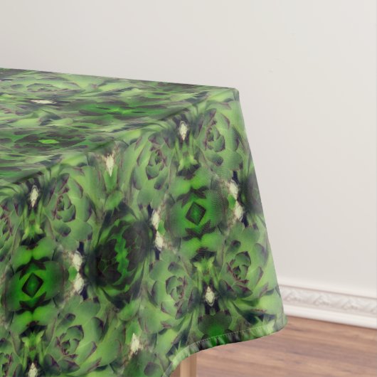 多肉性ヘンズアンドチックス抽象芸術 テーブルクロス (インサイチュ)