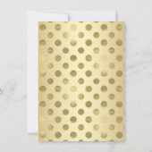 多肉性ベビーシャワー性発現招待状 招待状 (裏面)