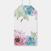 多肉性メッセージカード ギフトタグ (裏面)