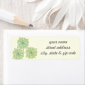 多肉性差出人住所ラベル ラベル (インサイチュ)