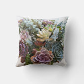 多肉性湿疹ブーケ枕 クッション (裏面)
