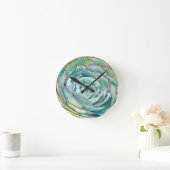 多肉性空想壁時計 ラウンド壁時計 (ホーム)