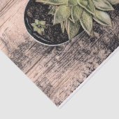 多肉性素朴ヴィンテージグリーンボタニカルデクページ 薄葉紙 (詳細)