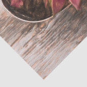 多肉性素朴ヴィンテージピンク植物分身 薄葉紙 (詳細)