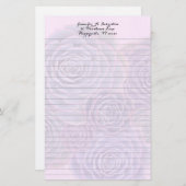 多肉性背景人文筆紙 便箋 (正面/裏面)