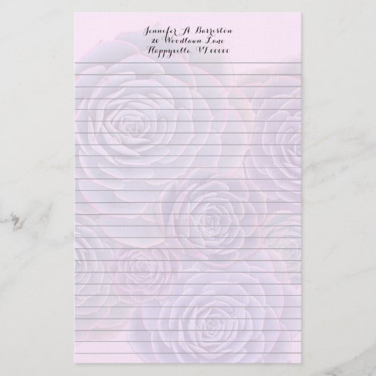 多肉性背景人文筆紙 便箋 (正面)