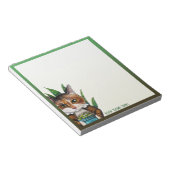 多肉性Calico Cat – メモパーソナライズされた帳 ノートパッド (アングル)