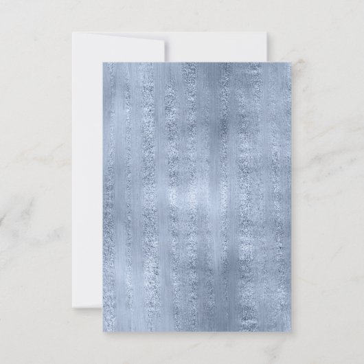 多肉料理と輝く結婚式RSVP青ID515 出欠カード (裏面)