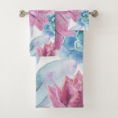 多肉料理シモダンックフィエスタガーデンフローラホワイト バスタオルセット (インサイチュ)