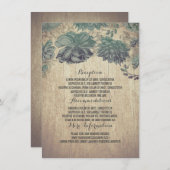 多肉木素朴の結婚詳細 エンクロージャーカード (正面/裏面)