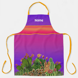 多肉杯オールオーバープリントエプロン エプロン