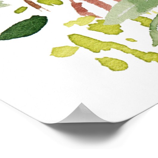 多肉株の水の色の引退へようこそ ポスター (角)