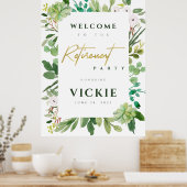 多肉株の水の色の引退へようこそ ポスター (キッチン)