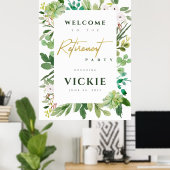 多肉株の水の色の引退へようこそ ポスター (ホームオフィス)