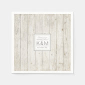 多肉株素朴と木材結婚のID515 スタンダードカクテルナプキン (正面)