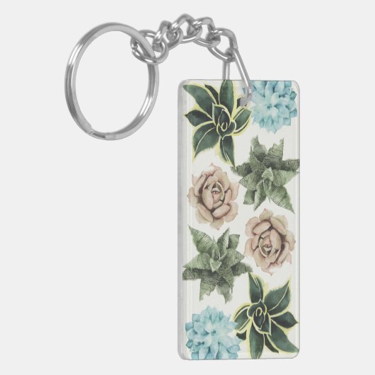 多肉株 キーホルダー (正面左)