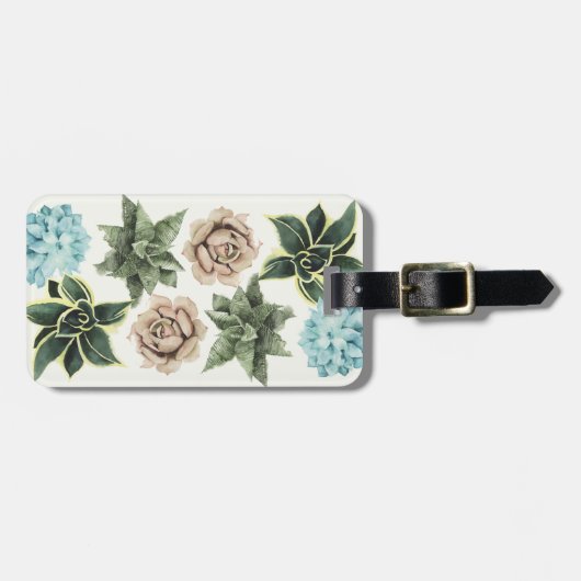 多肉株 ラゲッジタグ (正面横)