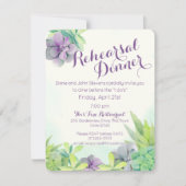 多肉栽培ガーデンリハーサルディナー 招待状 (正面)