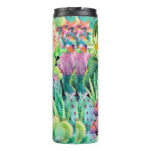 多肉植物とサボテンの庭の模様 タンブラー (裏面)