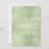 多肉植物とスパークルでお知らせ グリーン ID515 招待状 (裏面)