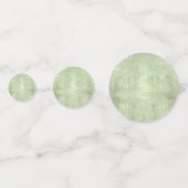 多肉植物とスパークル結婚のリースグリーンID515 コンフェッティ (裏面)