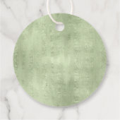 多肉植物とスパークル結婚のリースID515 フェイバータグ (裏面)