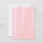 多肉植物とピンク色の花が日付を保存 案内状 (裏面)