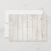 多肉植物と素朴な木のウェディングシャワー ID515 招待状 (裏面)