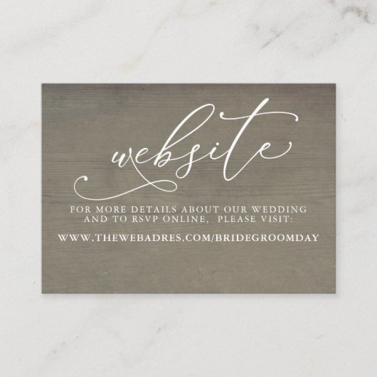 多肉植物と金ゴールド結婚グリーンリーのWebサイトカード 名刺 (正面)