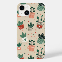 多肉植物のイラストがプリントされたiPhoneケース Case-Mate iPhone 14ケース