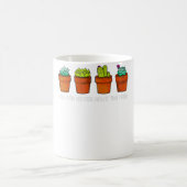 多肉植物のサボテンは多過ぎることはない コーヒーマグカップ (中央)