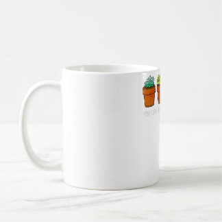 多肉植物のサボテンは多過ぎることはない コーヒーマグカップ